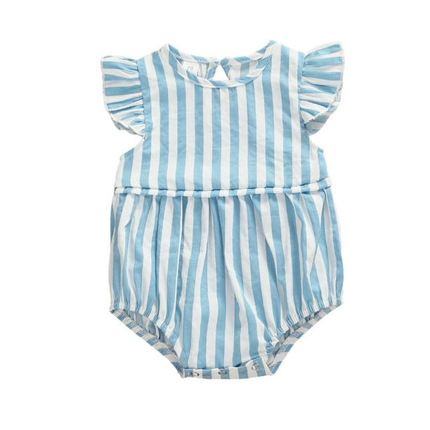Toddler Baby Girls Bodysuits Long Sleeve Ruffle Shoulder Rose Printing Retro Rompers Jumpsuits for 0-24 Months